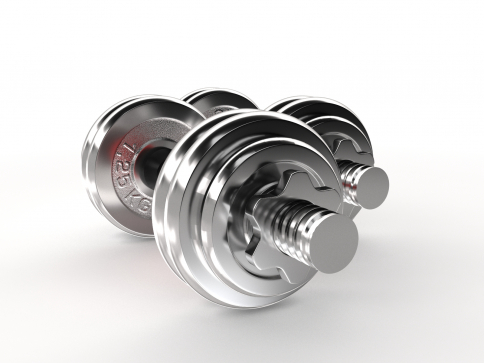 Набор гантелей UNIXFIT в кейсе DBKITU15 - 4