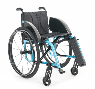 Кресло-коляска механическая МЕТ МК-200 для узких проходов, ширина 63 см, сиденье 43 см