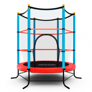 Батут детский DFC SMRKIDS 55" с сеткой, RED - 6